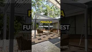Motorized Pergola Smart Rain Sensor & Waterproof Test #smartpergola #bioclimatic #pergolas #test