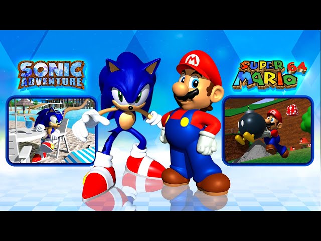 Mario Meets Sonic in Classic Sonic 3D Adventure - GamersHeroes