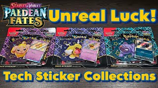 Starting Paldean Fates With a BANG! Incredible Pulls From Tech Sticker Collections!