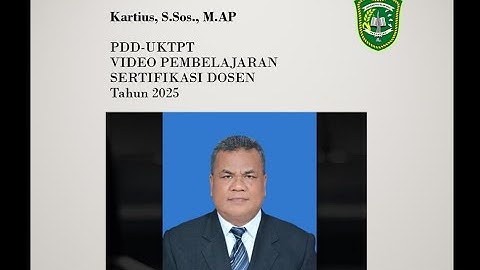 Kartius, S.Sos., M.AP │ PDD-UKTPT │ Sertifikasi Dosen 2025 │ Prodi Administrasi Publik Fisipol-UIR