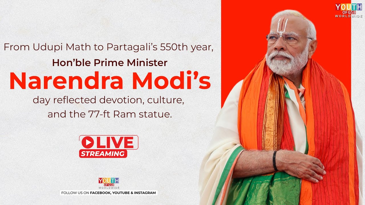 From Udupi Math to Partagali’s 550th year, PM Narendra Modi marked a ...