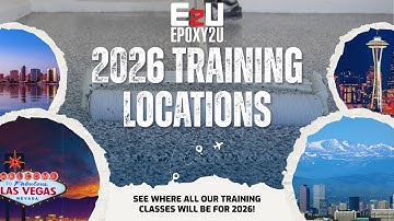 Location Release For 2026 Epoxy Training Classes!