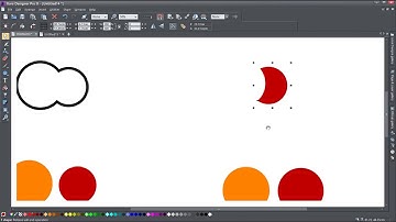How to combine shapes in Xara Designer Pro | Xara Tutorial Combine Intersect Subtract Cut