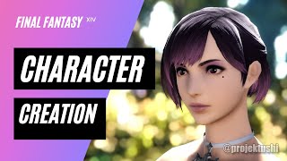 FFXIV Endwalker 👩‍🦱 Cute Hyur Midlander Female (Face 1) Character Creation Guide