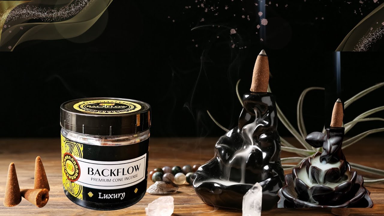 Mesmerizing Backflow Incense | Luxury Smoke Waterfall Experience Relax with Soothing Aromas