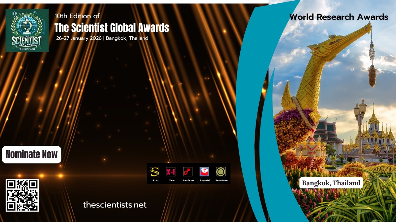 11th Edition of The Scientist Global Awards | 27–28 February 2026 | Singapore! #worldresearchawards