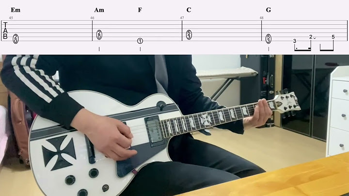 The Sun Always Shines on TV Guitar version - Guitar performance video thumbnail