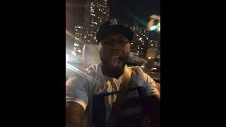 50 Cent Rides Around New York City Listening To Old School R&amp;B In His Rolls Royce