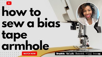 How to Sew Bias Tape Finished Armhole with Brittany J Jones