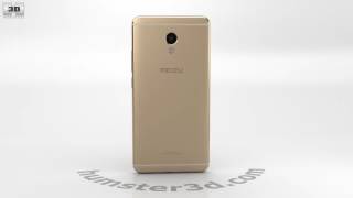 Meizu M3E Gold 3D model by 3DModels.org