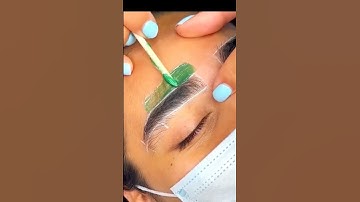 eyebrow shaping with waxing Mili tutorials eyebrow threading