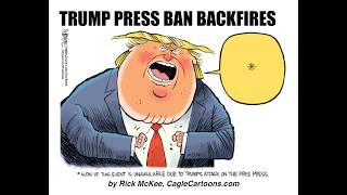 Trump Thurs 9.24.2026 Exhaustion, Heart Problems, Hospital Time Drainage Day Art: Rick McKee