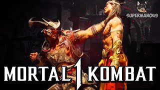 The Punching Bag Brutality!  Mortal Kombat 1: 'General Shao' Gameplay (Sonya Kameo)