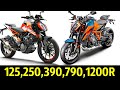 🔶 Вся Линейка KTM Duke - 125 ,200 ,250 ,390 ,690 ,790 ,990 ,1290 R 😜!