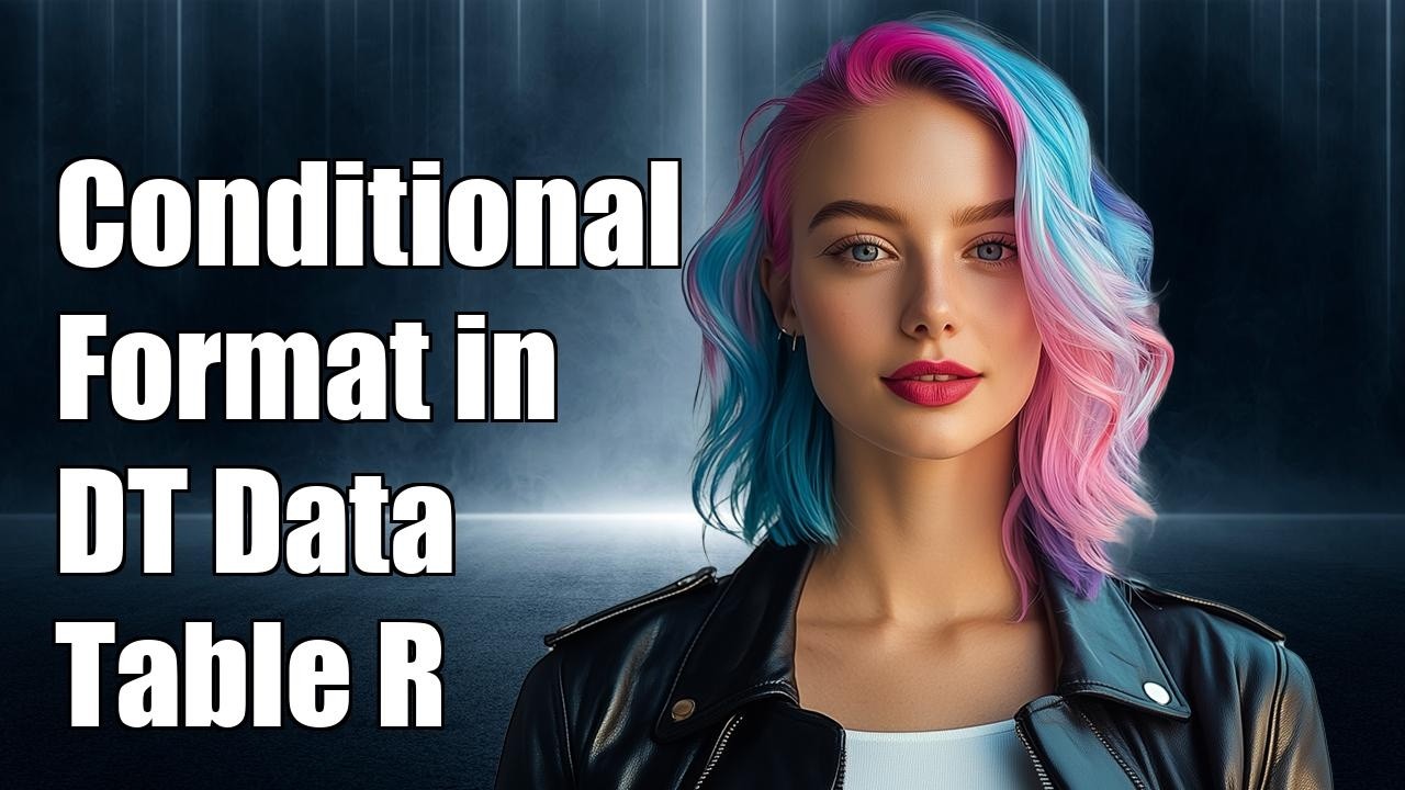 Conditional formatting in DT Data Table R Shiny - YouTube