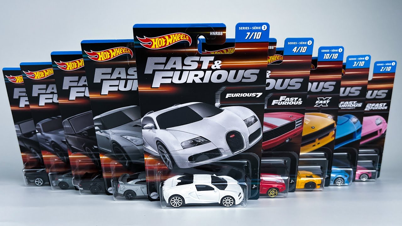 Unboxing 2023 Hot Wheels - Fast & Furious! Series 3 | Bugatti Veyron ...