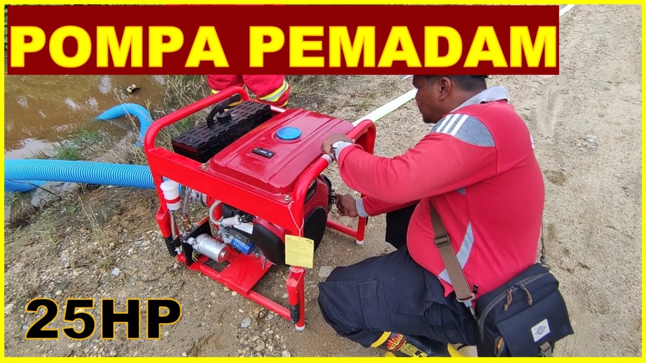 Cara Kerja Pompa Fire (Pemadam Kebakaran) Honda GX 690 Tenaga Mantap