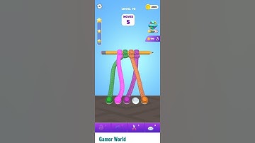 Tangle Master Gameplay Level 70 (Android, iOS) #tanglemaster3d #shorts #youtubeshorts #gaming