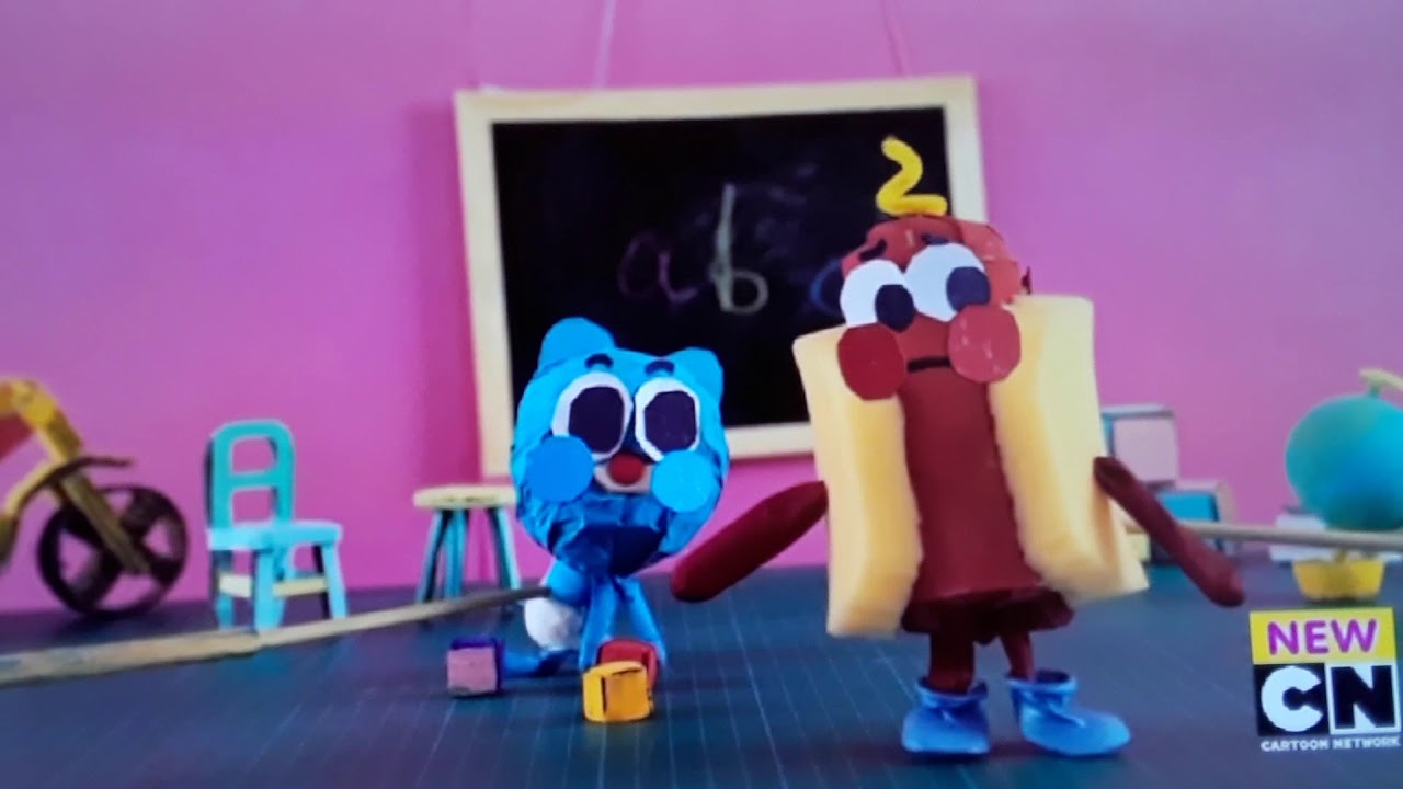 Gumball and hot dog dude time travle! YouTube