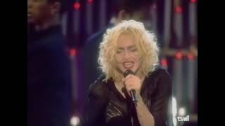 Madonna - Papa Don't Preach (Live Blond Ambition Tour Barcelona) HD Resimi