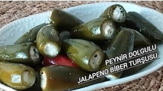 Peyni̇r Dolgulu Jalapeno Bi̇ber Turşusu Yapmadan Kiş Hazirliklari Bi̇tmez‼️
