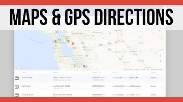 FileMaker Maps and GPS Directions in FMSP Contacts | FileMaker Training | FileMaker Videos