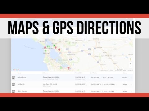 FileMaker Maps and GPS Directions in FMSP Contacts | FileMaker Training | FileMaker Videos