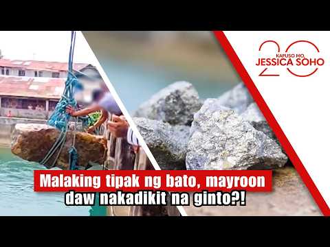 Malaking tipak ng bato, mayroon daw nakadikit na ginto?! | Kapuso Mo, Jessica Soho