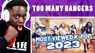 MUSALOVEL1FE Reacts to (TOP 100) MOST VIEWED K-POP SONGS OF 2023 (DECEMBER | WEEK 2)