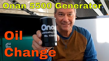 Onan/Cummins 5500 Generator Oil Change