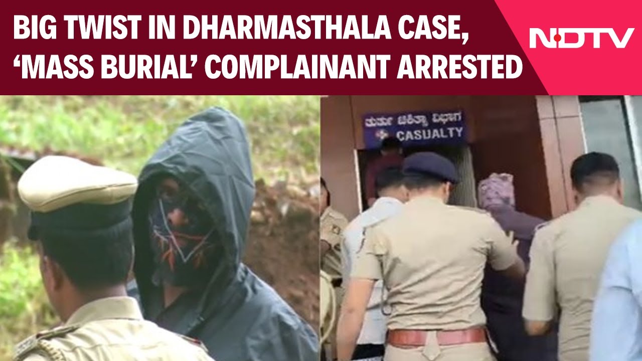 Dharmasthala Case News | Big Twist In Dharmasthala Case, 'Mass Burial' Complainant Arrested