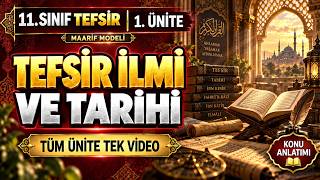 11. Sınıf Tefsir 1. Ünite Konu Anlatımı | Maarif Modeli · Tefsir İlmi ve Tarihi