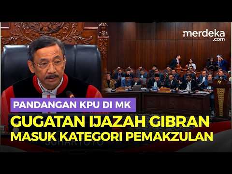 Buka-Bukaan KPU di MK, Gugatan Denny Indrayana Dkk soal Ijazah Gibran Masuk Kategori Pemakzulan!