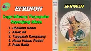 Lagu Minang Terpopuler Sepanjang Masa - Efrinon