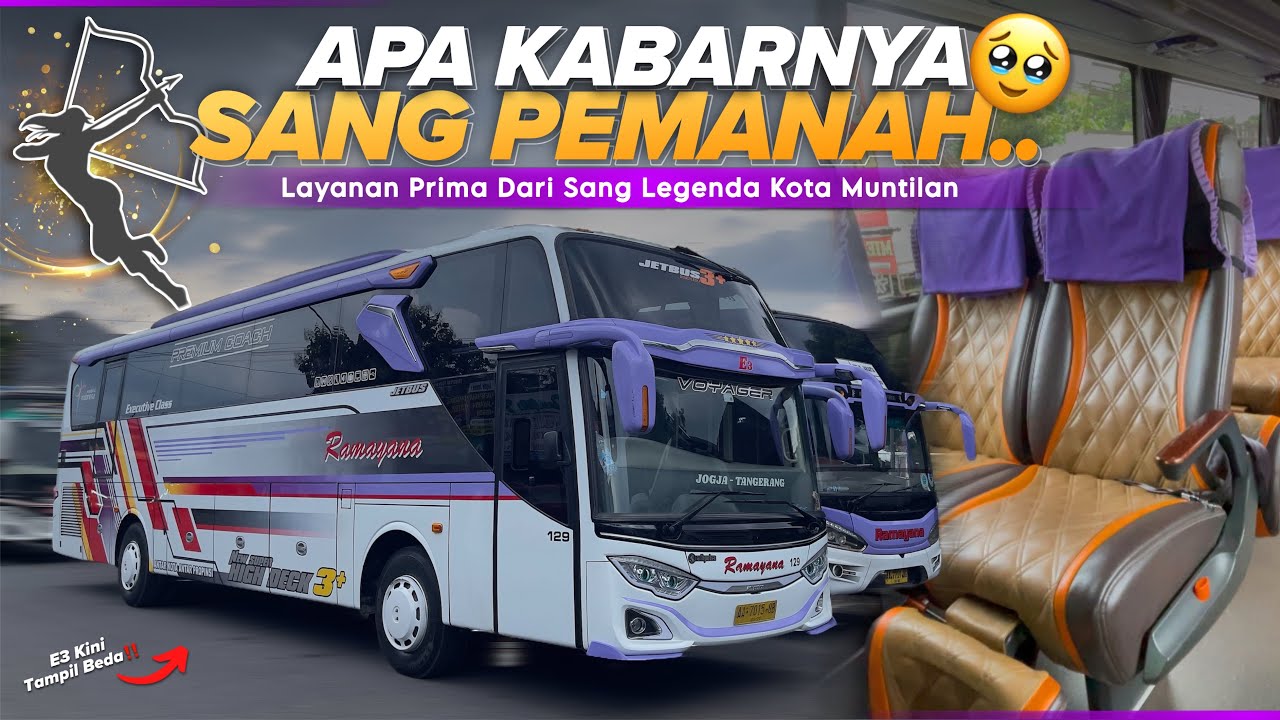 LEGENDA MUNTILAN DIHUJANI GEMPURAN 😨 - Trip RAMAYANA Seri E3 Eksekutif 28 Seat | Jombor - Poris