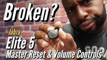 How To Reset Jabra Elite 5 & Access Volume Controls