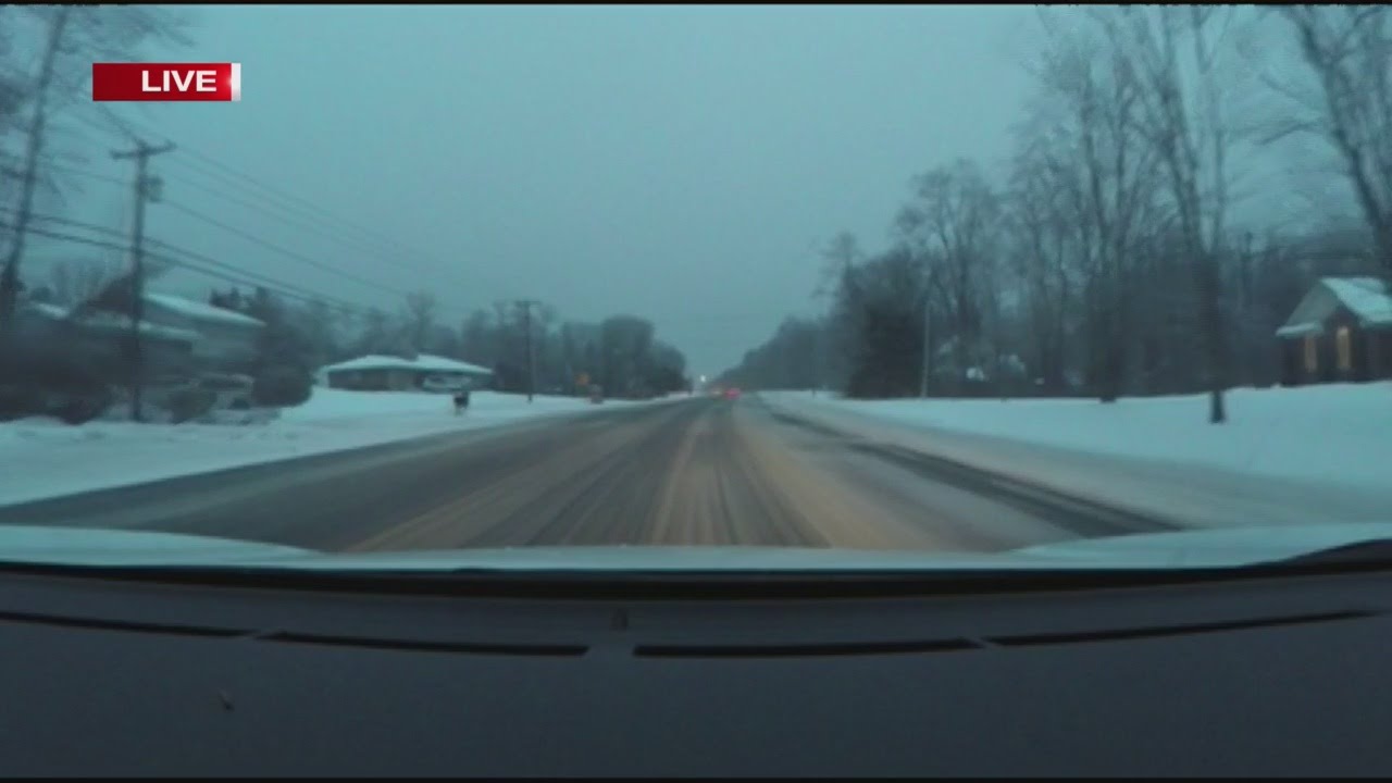 Driving safely during Tuesday morning's icy conditions - YouTube