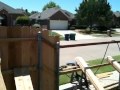 How to keep wooden fence top straight while installing the How to keep wooden fence top straight while installing the