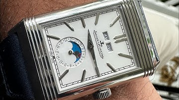 First look and instructions on setting the JLC reverso tribute dual time zone.