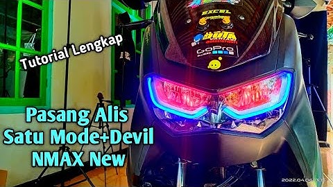Pasang Lampu Alis+Devil NMAX New