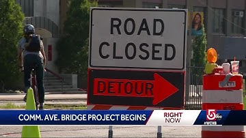 15 days of Comm. Ave. bridge work begins