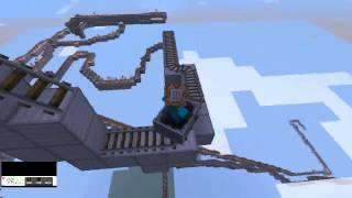 Minecraft The Tallest Rollercoaster IN Minecraft