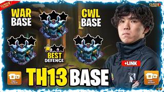 TOP-05 UNBEATABLE TH13 BEST FOR WAR AND CWL BASE + COPY LINKS || TH13 CWL BASE 2026 ANTI- EVERYTHING