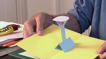 Pop-Up Tutorial 28 - Parallel-fold action - Opening Flower