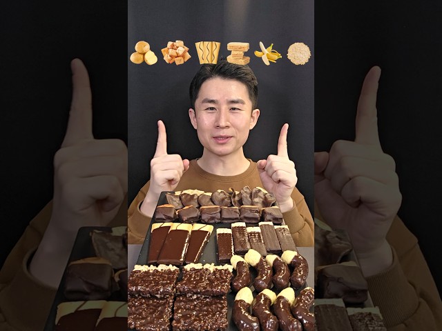 편의점 인기 과자 초코 코팅 먹방🍫 과연 1등은? (2탄)