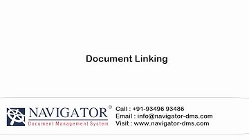 006 Navigator-DMS : Document Linking