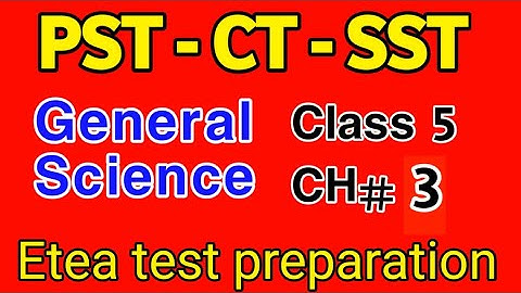 General science class 5 chapter 3 McQs seed Structure and germination CT pst SST test preparation