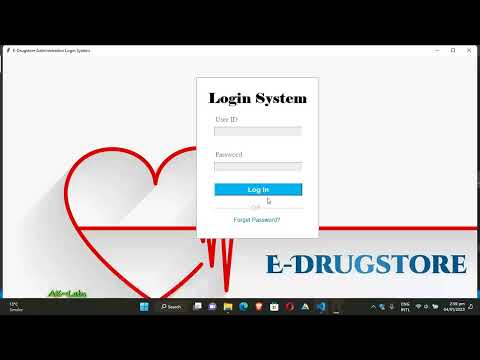 🚀 Edrug-Store Desktop App | Python TKinter Tutorial 🔥 | Create a Pharmacy App from Scratch! 🌐