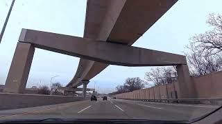Cloudy Drive from Aurora to Chicago ☁️ | Relaxing ASMR Scenic Drive | 4K No Talking
