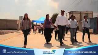 Inauguramos la calle Bicentenario de San José de Manantiales, vamos juntos para adelante.